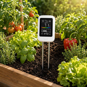 6-in-1 Digital Soil Tester – pH, Moisture, EC, Temperature & Light Meter for Lawn, Garden & Indoor Plants