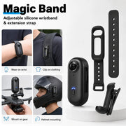 1080P Mini Wearable Action Camera with 128GB Card & Mounting Kit