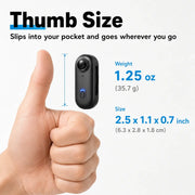 1080P Mini Wearable Action Camera with 128GB Card & Mounting Kit